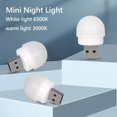 thumbnail image 4 of Lámpara de enchufe USB Computadora Carga de energía móvil Luz nocturna USB (1pc-Warm), 4 of 9