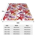 thumbnail image 3 of Pofeuu Coral Reef Print Ultra-Soft Micro Fleece Blanket,for Bed Or Sofa,All Season Throw Blankets Flannel Blanket-80"x60", 3 of 7