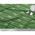 thumbnail image 2 of Soimoi Green Velvet Fabric Bow & Stripe Fabric Prints By Yard 58 Inch Wide, 2 of 3