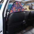 thumbnail image 5 of Uourmeti 1 Pack Car Seat Towel Cover in Red Hibiscus Floral Theme, Waterproof Plush Microfiber Cover Compatible with Vans Trucks SUVs, 5 of 7