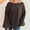 Brown, variant on Women's Lightweight Loose Fit Knit Sweater Round Neck Long Sleeve Fall Layering​​ Tops