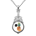 thumbnail image 1 of Piña fruta sabrosa sana acuarela Colgante Joyería Música Guitarra Torque Star Moon Unbranded M, 1 of 3