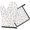 Pioneer Flower Floral Print Pattern-2, variant on Pioneer Flower Floral Print Pattern 1-Pack Oven Mitts Set, Heat Resistant Kitchen Gloves, 7.7" X 12"