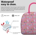 thumbnail image 3 of Reusable Unicorn Lnsulated Lunch Bag for Women & Men-Leakproof Water-Resistant Cooler Tote,Large Capacity(10.6x8.7x6.3in)for Work,Office,Travel,Picnic,Beach., 3 of 7