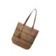 thumbnail image 3 of Bolso de hombro para mujer, elegante, tejido, ligero, para ir de compras por la calle. Caqui, 3 of 9