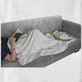 thumbnail image 6 of Swallowtail Butterfly Soft Flannel Fleece Blanket, Caterpillar Pupae Butterfly Life's Stages Inspirational Nature, Cozy Plush for Indoor and Outdoor Use, 70" x 90", Pale Brown Green, by Ambesonne, 6 of 6