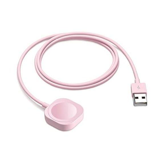 FU1999for Apple Watch Charger, Compatible with Apple Watch Charger Series 9 8 7 6 5 4 3 2 SE Ultra, Magnetic Charging Cable for iWatch Charging - 5ft/1.5m, Pink
