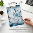 thumbnail image 2 of FMSHPON Butterfly Flowers Clipboard Hardboard Wood Nursing Clip Board and Pull for Standard A4 Letter 13x9 inches, 2 of 2