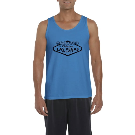 Normal is Boring - Men's Tank Top for Men, up to Men Size 3XL - Welcome to Las Vegas Nevada