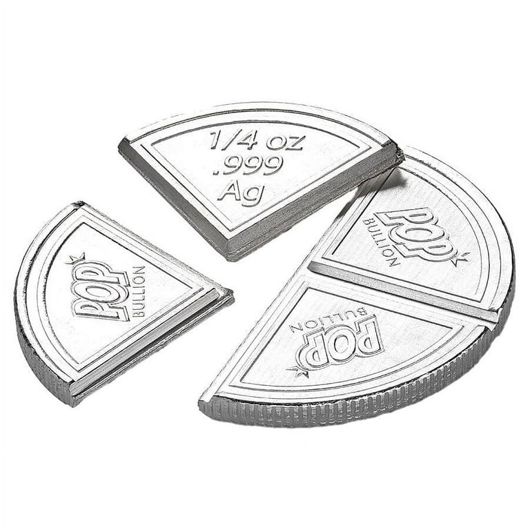 1 oz Pop Bullion Divisible Silver Round .999 Fine - Walmart.com