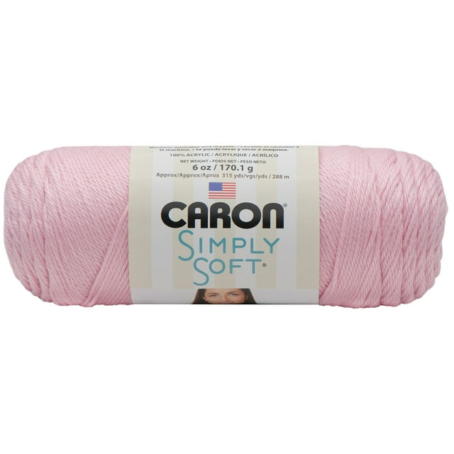 Caron® Fil Simply Soft®, Acrylique #4 Moyen, 6oz/170g, 315 Yards