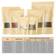thumbnail image 5 of Bolsas de pie con cierre de cremallera Kraft, 50 Uds., bolsas con muesca y ventana mate (hy), 5 of 5