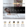 thumbnail image 4 of Spring Daisy Black Out Curtains 54 Inch Long, Short Curtains for Small Window, Flowers Farmhouse Leaves Floral Pots Country Retro Room Darkening Window Curtains for Kitchen Bedroom 42"x54" 2 Panels, 4 of 8