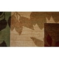 thumbnail image 3 of Transitional Leaf Multi Area Rug: 1'6" x 2'7", Contemporary Vines in Durable Heat Set Polypropylene, 3 of 3