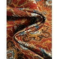 thumbnail image 4 of Unique Loom Outdoor Traditional Collection Area Rug - Era (7' 10" Square Antique Red/Blue), 4 of 8