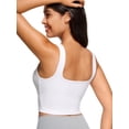thumbnail image 4 of Women Cropped Tank Tops Sleeveless Square Neck Tanks Basic Crop Tops, 4 of 4