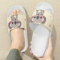 thumbnail image 3 of Psesaysky Koala Slide Sandals for Women Girls Soft Comfortable Anti-Slip Lightweight Flip Flops Size 6-13.5, 3 of 4
