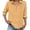 Yellow, variant on Shirts for Women Trendy Casual Tops for Women Casual Short Sleeve Linen Blend Shirt Breathable Button Down Top With Turn Down Collar for Everyday Comfort