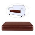 thumbnail image 5 of High Stretch PU Cushion Cover Sofa Cushion Furniture for Loveseat Seat Sofa Slipcover Sofa Cover with Elastic Bottom Cushion Covers 2 Seat, 5 of 8