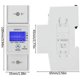 thumbnail image 4 of 1pc 5-80A 230V 50Hz Medidor de energía eléctrica monofásico Retroiluminación LCD, Medidor de energía eléctrica montado en riel DIN DDS015, Medidor de energía eléctrica de vatios, 4 of 5
