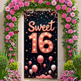 thumbnail image 5 of Yatrandify Marquee Lights Sweet 16 Birthday Milestone Banner Red Balloons Celebration for Birthday Party Indoor Decoration Photo Shoot, 5 of 7