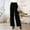 🔥 Black, variant on Sentmoon Womens Dress Pants Pants Women's Fashion Solid Color Pockets Elastic Waist Fold Long Pants Wide-leg Trousers Soft and Cozy Fall and Winter for Travel and Packable Convenience Gray XL
