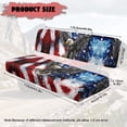 thumbnail image 7 of HUIACONG Eagle Flag UTV Seat Covers Waterproof Easy to Install Universal UTV Seat Covers Non-Slip Soft for Kawasaki Mule 3000 3010 3020, 7 of 7