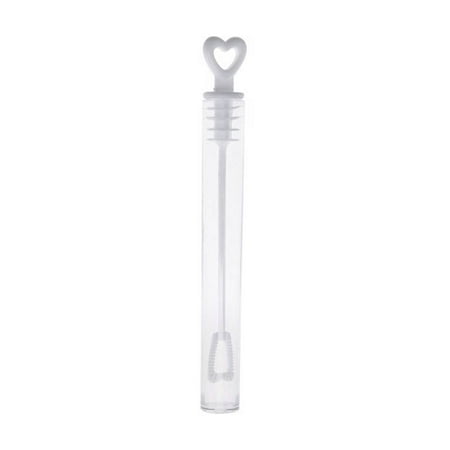 Heart Shape Empty Bubble Soap Bottles Transparent Sticks Bubble Test Tube Wedding Party Decoration