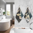 thumbnail image 2 of Coolnut Silhouette Werewolf Moon Bathroom Towels 2 Pieces 16×28 inches, Cotton Bath Towel Water Absorbent Lightweight Quickdry Towels for Bathroom Ktichen Travel Gym, 2 of 6