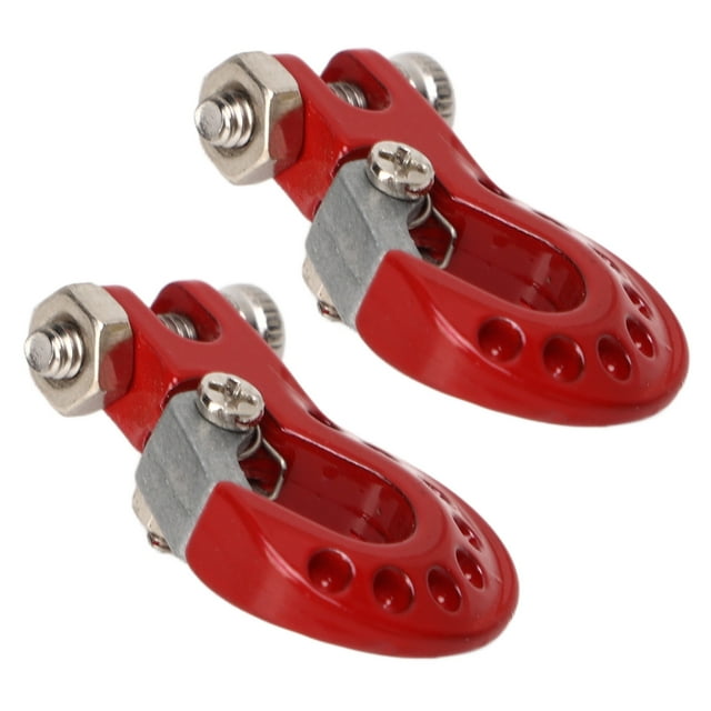2 Pcs Crochet de Remorque RC en Alliage d'Aluminium Robuste pour Voitures Télécommandées 1/10