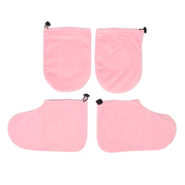 Wax Booties, Flexible Soft Washable Lint Portable Paraffin Wax Gloves Booties For Beauty Salon