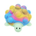 thumbnail image 1 of Bola de burbujas de empuje, tortuga de dibujos animados, Bola de estrés 3D, juguete de descompresión sensorial de silicona, juguete para aliviar la ansiedad para niños y adultos, 1 of 8