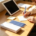 thumbnail image 6 of 5 Pack Black Quick Dry Gel Pens, Minimalist Office and Writing Pens, Retractable Ballpoint Pen Set for Note Taking and Daily Use Gift, 6 of 6