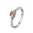thumbnail image 1 of Three Stone Trilogy 1 Carat Morganite and Diamond Engagement Ring in 14k White Gold morganite and diamond engagement ring, 1 of 2