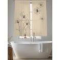 thumbnail image 5 of Floral Sheer Curtains 72 Inch Length 2 Panels Set, Spring Flower Voile Window Treatment Rod Pocket Curtains Sheers Drapes for Bedroom/Living Room/Kitchen 52"x72"x2, 5 of 7