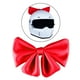 thumbnail image 1 of Casco de motocicleta DYNWAVEMX Mariposa Nudo Motocross cara accesorio de decoración para casco de mujer 25cm rojo Nudo de cosplay, 1 of 8