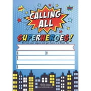 25 Superhero Kids Party Invitation
