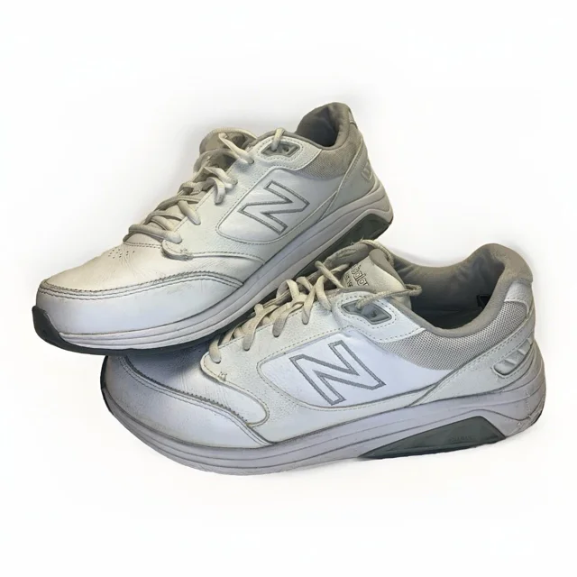 New Balance 928v3 Shoes Men’s Size 10 White Gray Rollbar Stability Walking