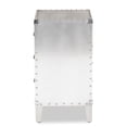 thumbnail image 3 of Baxton Studio Claude French Industrial Silver Metal 3-Drawer End Table, 3 of 9