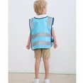 thumbnail image 6 of GOGO Kid Reflective Running Vest / Safety Vests With Elastic Waistband, Preschool Uniforms-neonOrange-CHILD, 6 of 8