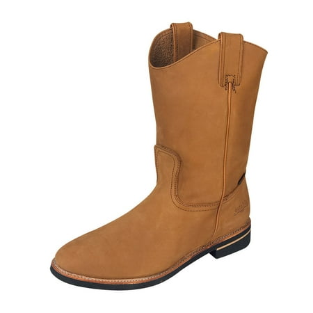 Men's Cowboy or Work Boots Leather Suede Round Toe, Botas de Trabajo or Western, para hombre