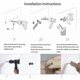thumbnail image 4 of Wooden Coat Hook Set of 5Natural Wall Hanger for Clothes, Hat and Bag, Storage Hangers, Towel Rack Bedroom Decoration, 4 of 4