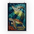 thumbnail image 3 of Oregon, Sea Turtle, Paper Mosaic (12x18 Wall Art Poster, Room Decor), 3 of 3