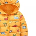 thumbnail image 4 of Children's Winter Dinosaur Hooded Bear Ear Coat Cartoon Down Jacket Girls Boys Hooded Zipper Jacket Children Clothes,1-6T, 4 of 5