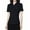 Black, variant on Pxiakgy Women's Basic Button Up Shirt Short Sleeve Stretchy Button Down Collared Shirts Waitress Work Shirt Formal Business Casual Tops Formal Shirt for Women Office Wear Black L