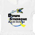 thumbnail image 4 of Inktastic Down Syndrome Awareness with Butterfly and Ribbon Girls Toddler Dress, 4 of 5