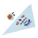 thumbnail image 5 of Suministros para fiestas de cumpleaños para perros, bandana para perros chirriante divertida, baberos triangulares, bufanda para decoración de cumpleaños de cachorros y perros, color azul, 5 of 5