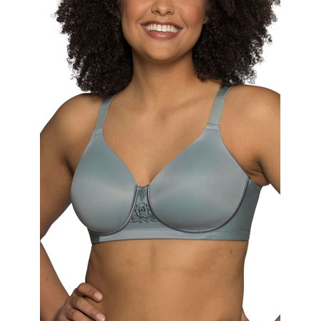 Vanity Fair Women's Full Figure Beauty Back Smoothing Bra (36C-42H), Wirefree-Blue Sea Glass
