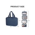 thumbnail image 3 of PULLIMORE Toiletry Bag Cosmetic Travel Bag, Portable Water Resistant Hanging Makeup Organizer Storage Pouch Case, Travel Essentials Kit (Black), 3 of 9