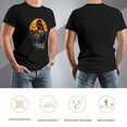 thumbnail image 5 of Chicken Daddy Dapper Men's Cotton Short Sleeve HD Print Tee for Casual T-Shirt Crew Neck Top Black 2XL, 5 of 7